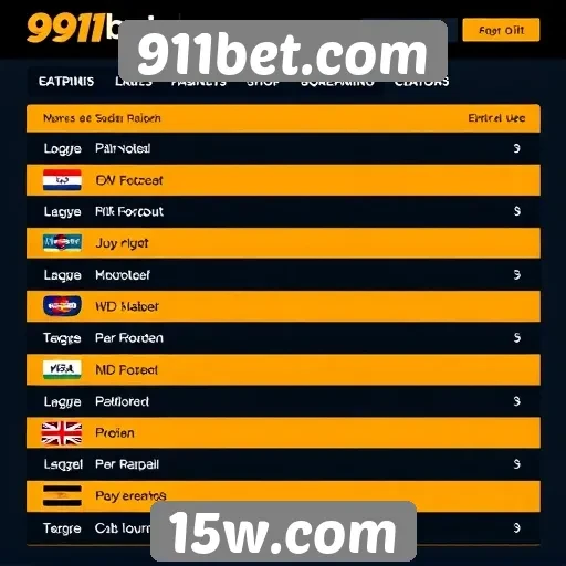 Métodos de pagamento aceitos pelo 911bet